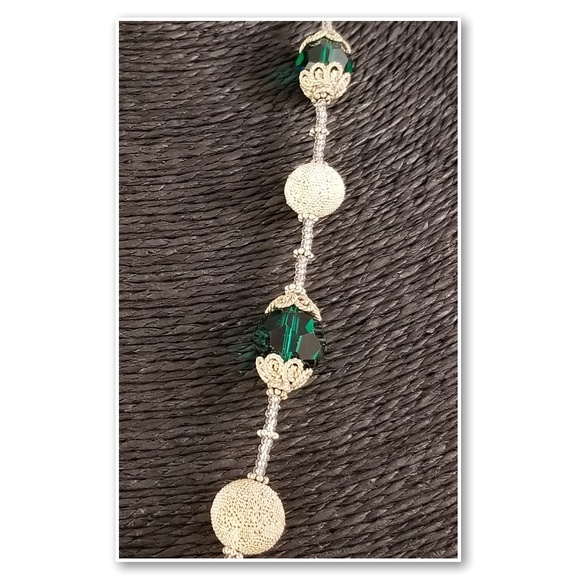 Swarovski and Sterling Silver Necklace & Earrings - Picture 6 of 8